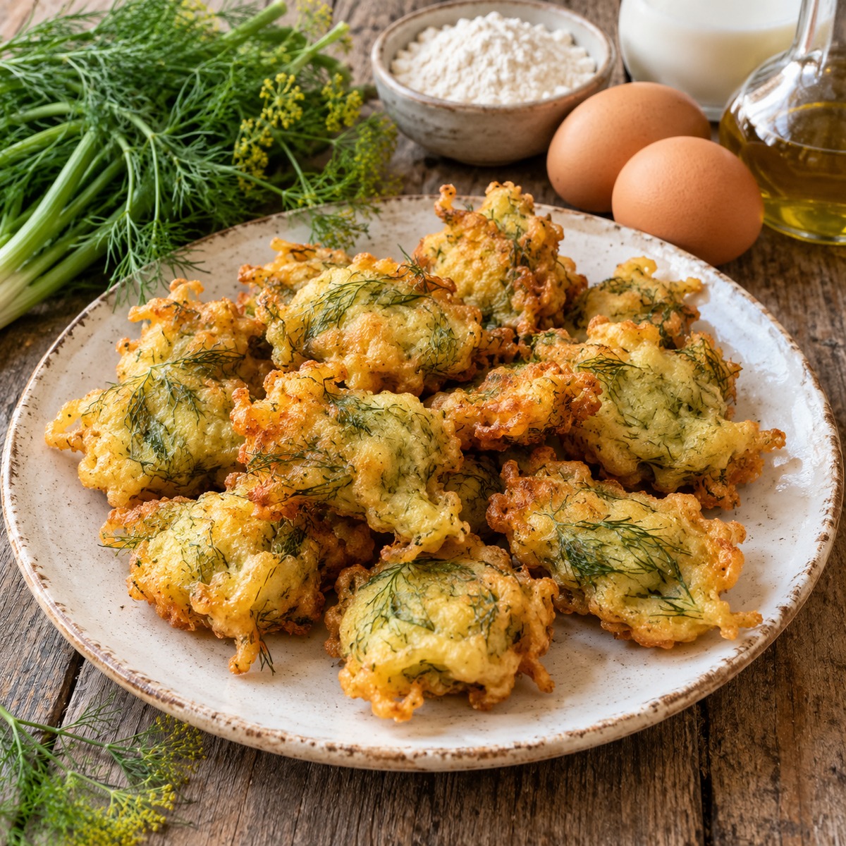 Frittelle di finocchietto selvatico