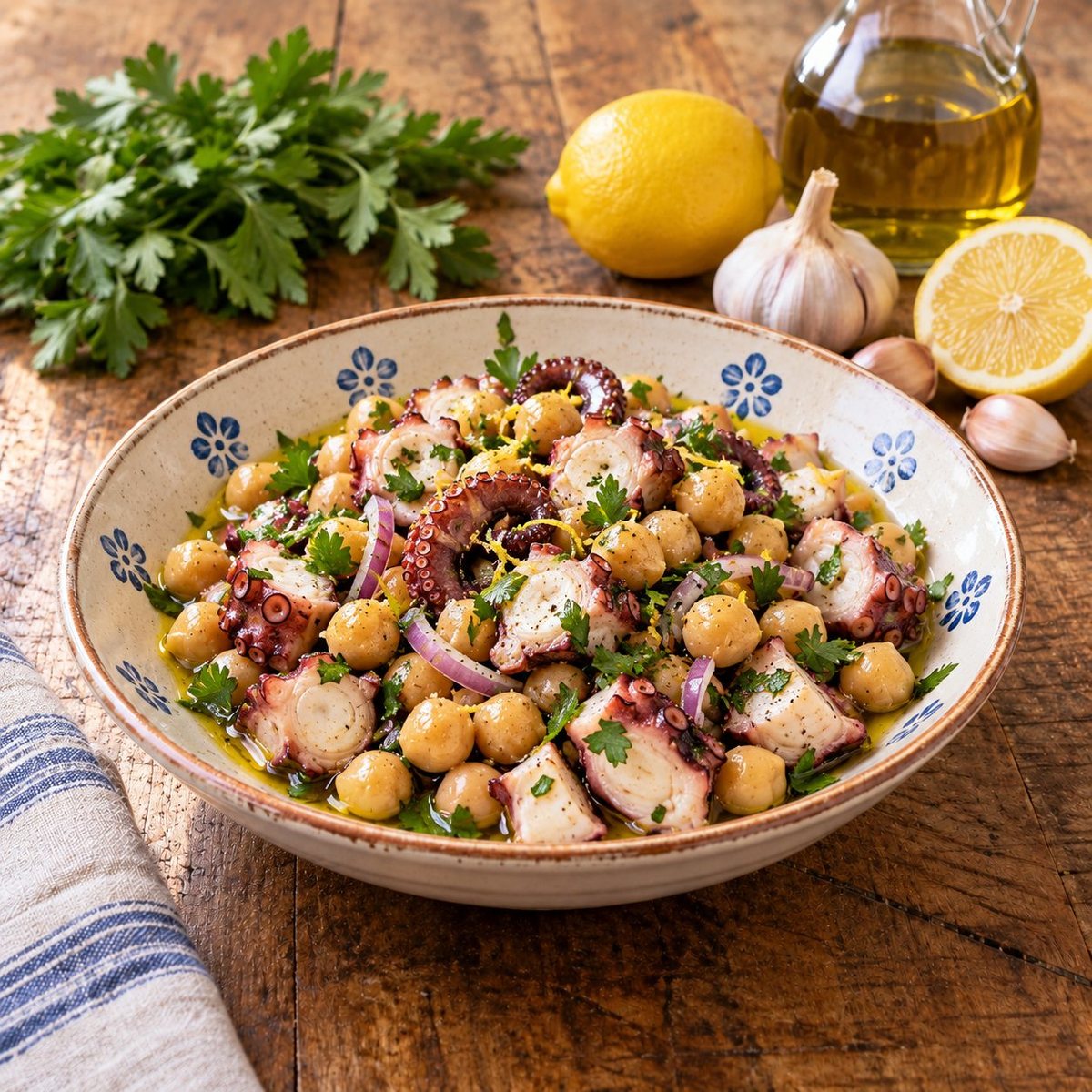 Insalata di polpo e ceci