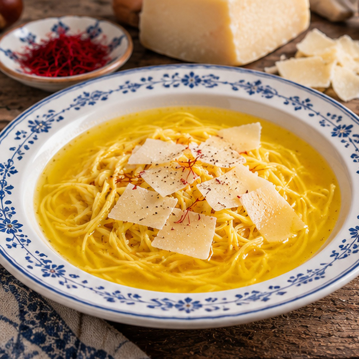 Brodo allo zafferano