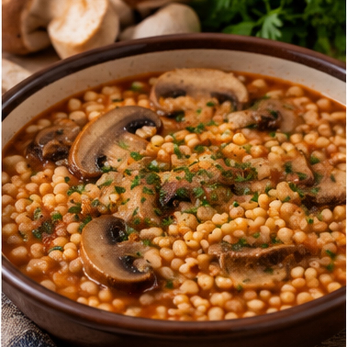 Minestra di porcini