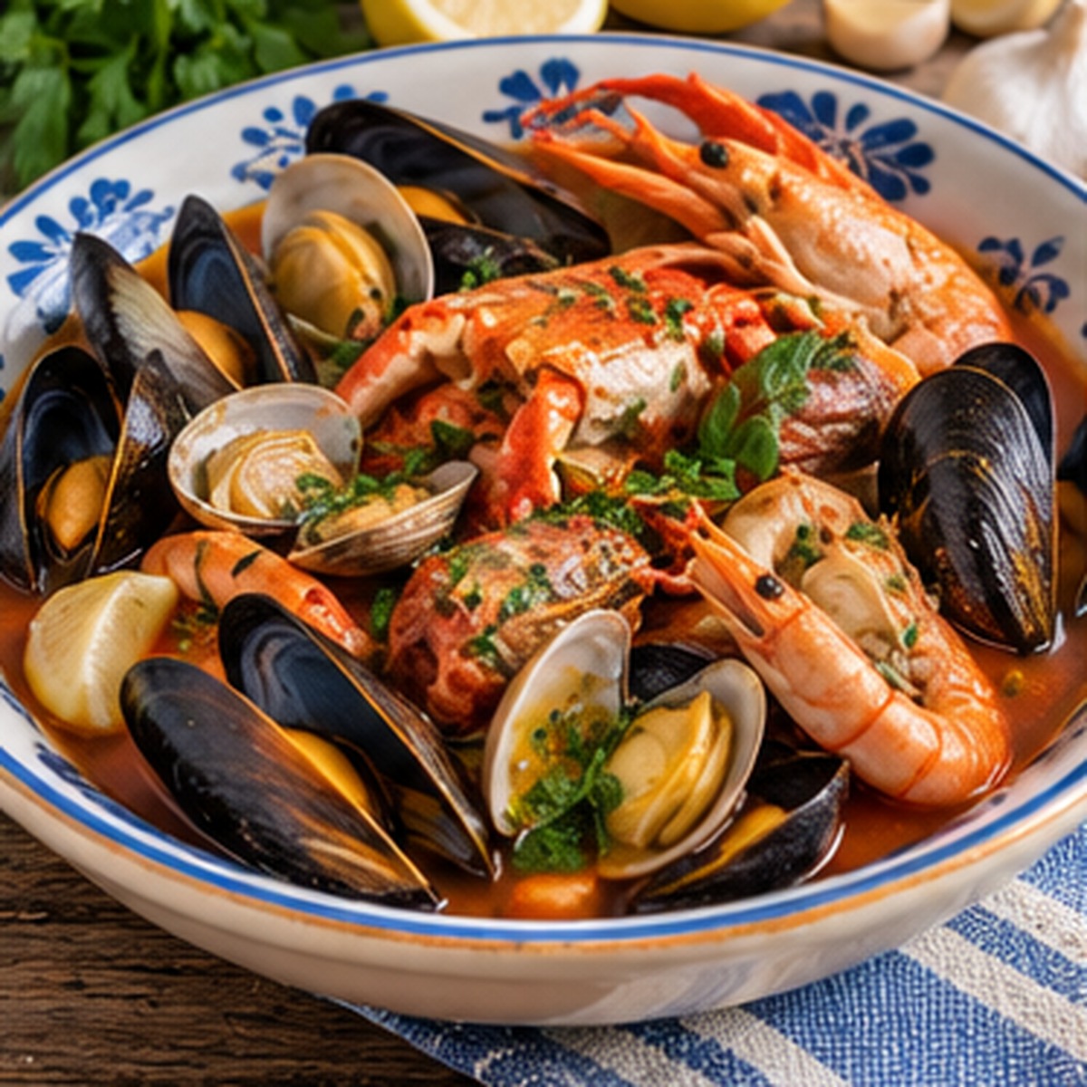 Zuppa ai frutti di mare