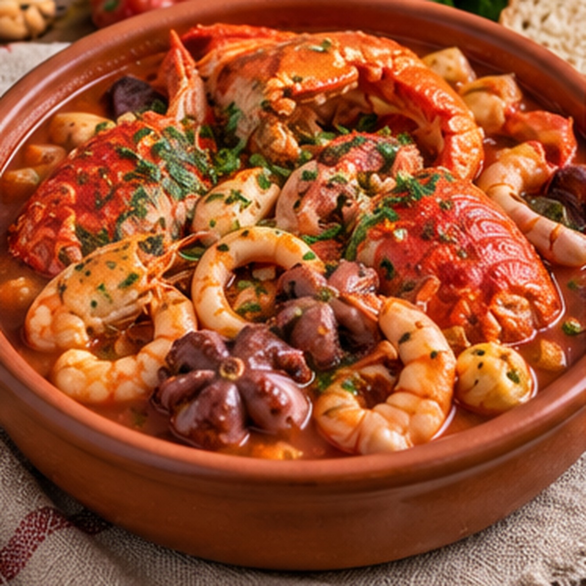 Zuppa di crostacei