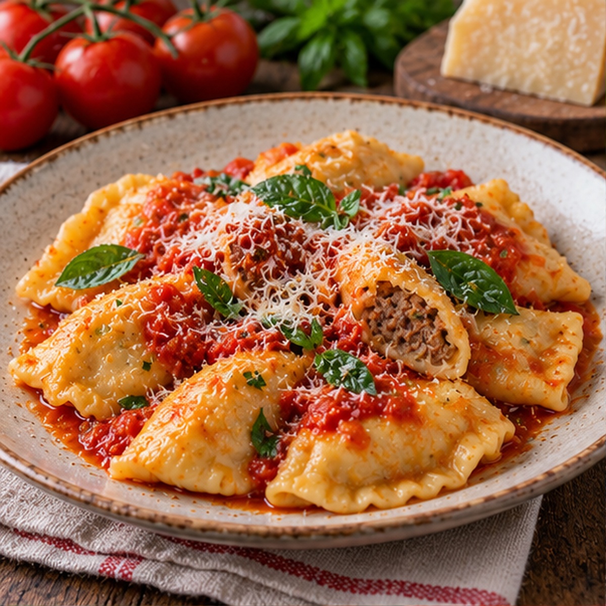 Culurgionis con ripieno di carne