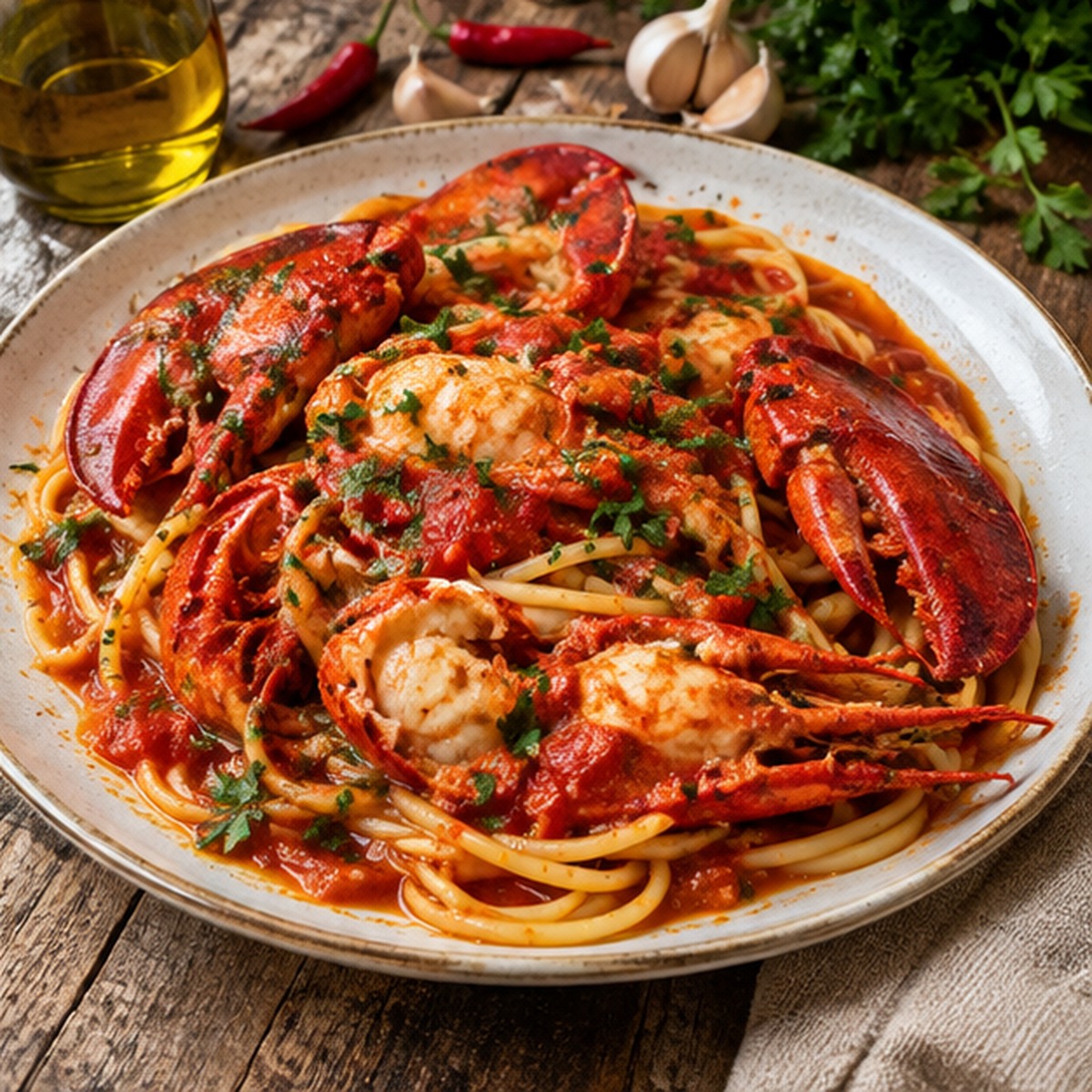 Spaghetti all’astice