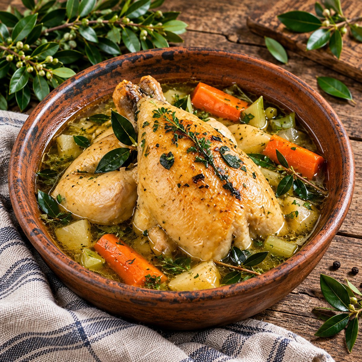 Gallina al mirto