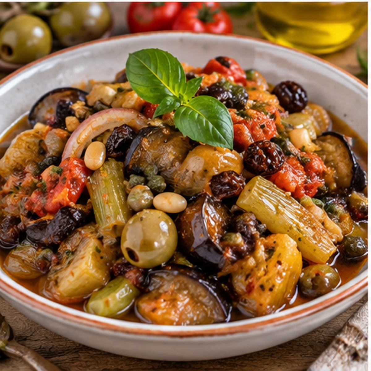 Caponata in agrodolce