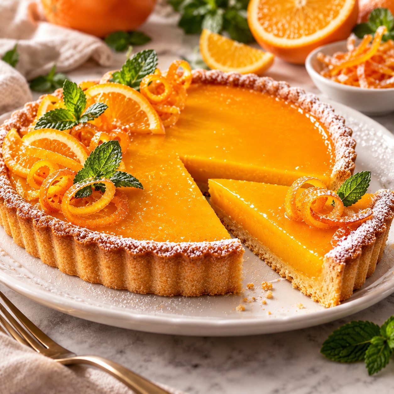 Crostata all’arancia