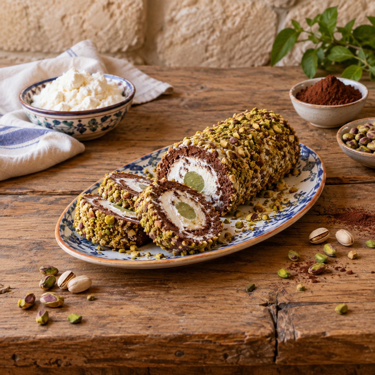 Rollò di ricotta nisseno
