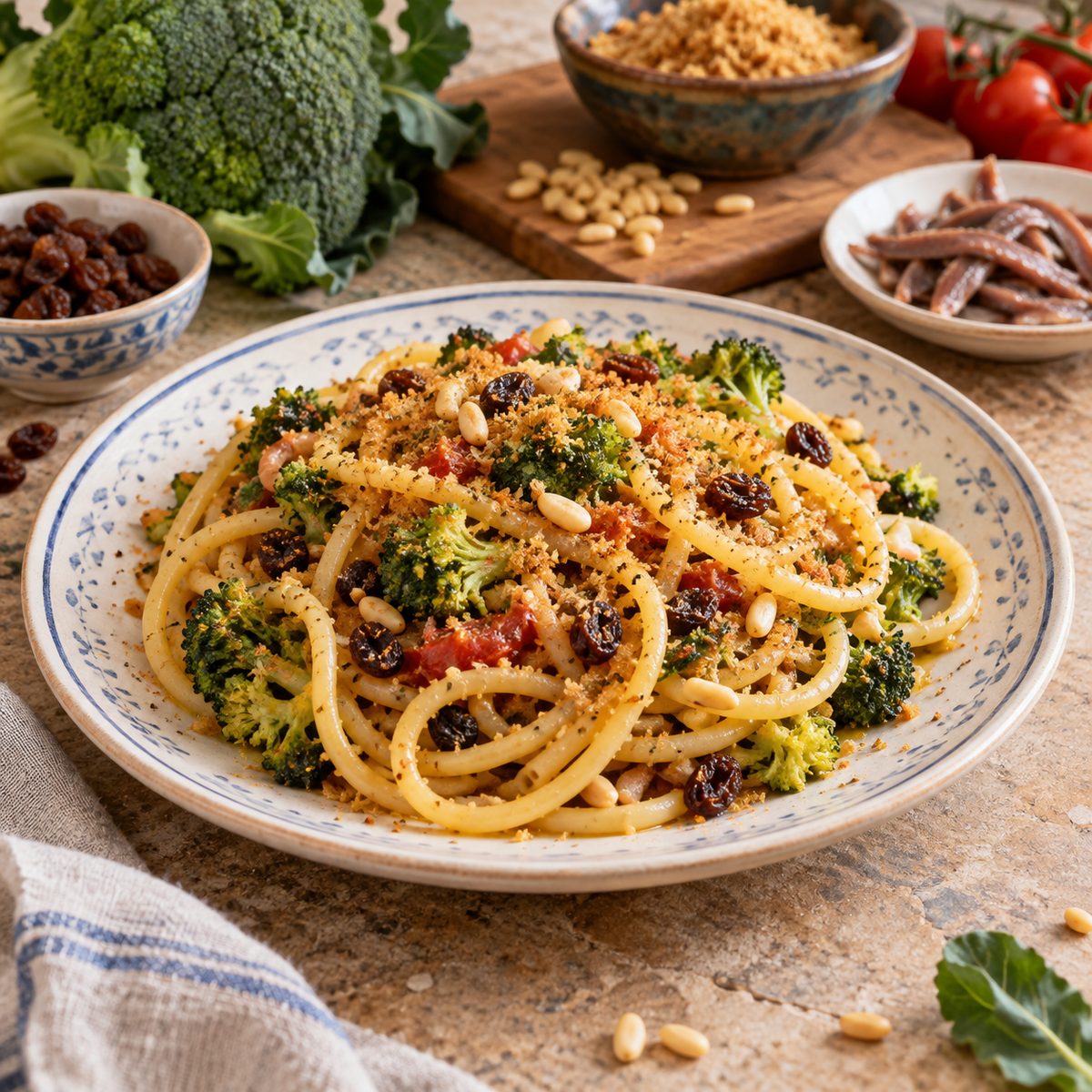 Pasta in carrozza con i broccoli