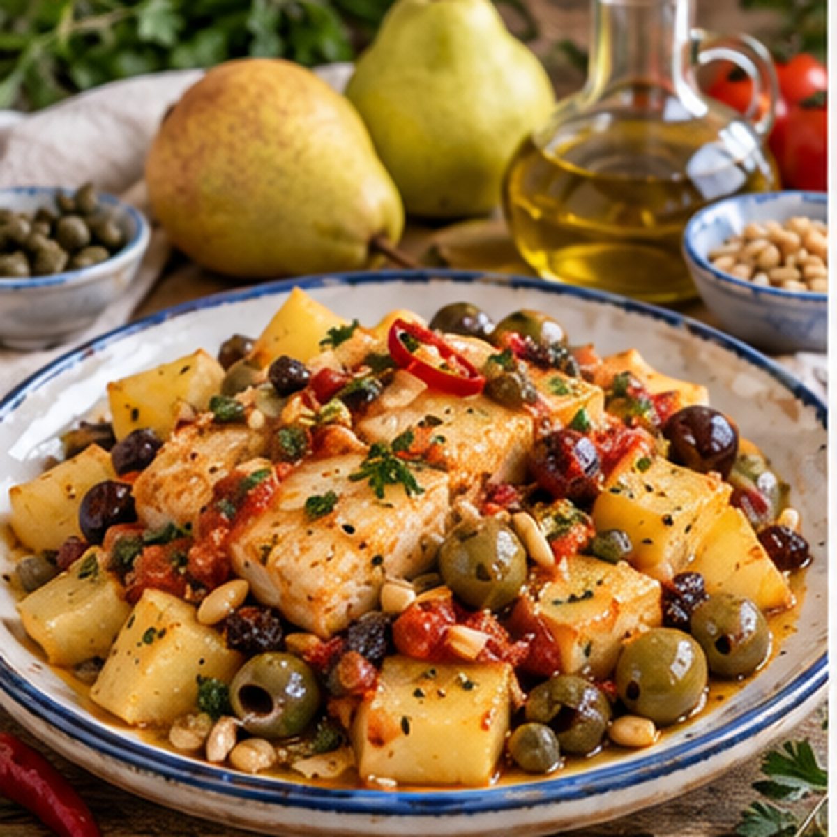 Baccalà con le pere