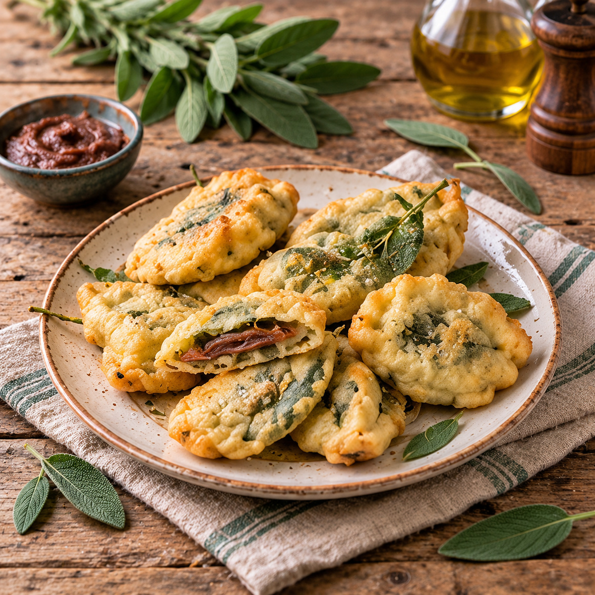 Salvia fritta in pastella