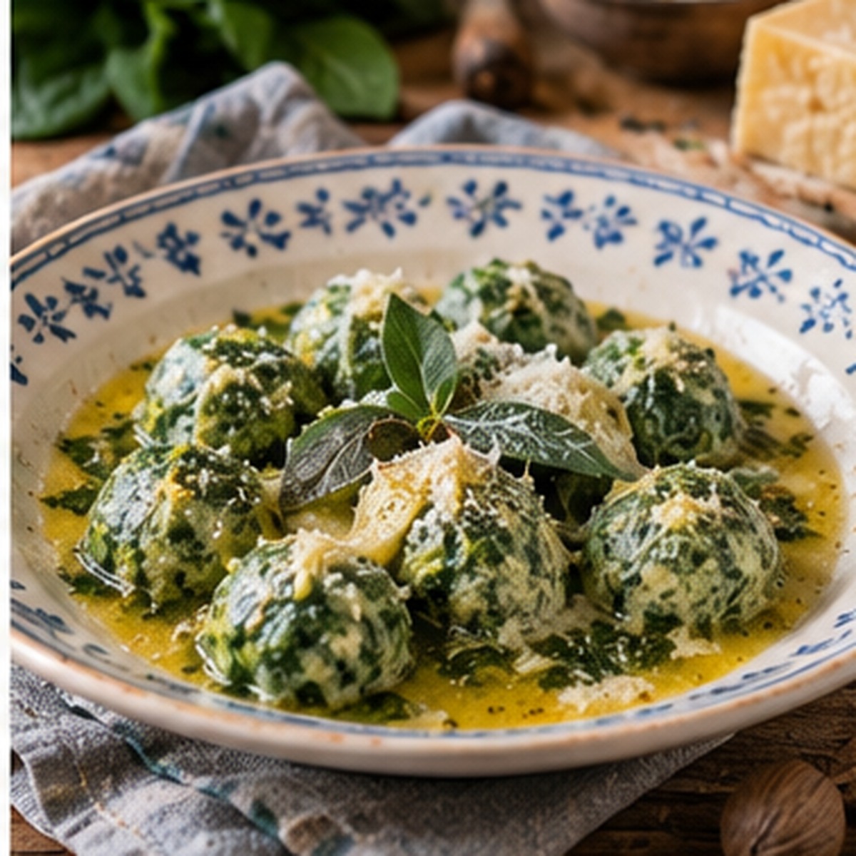 Gnocchi di ricotta e spinaci
