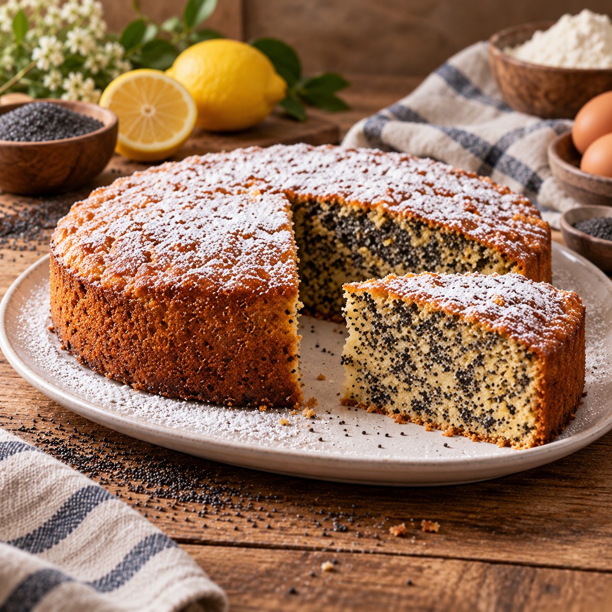 Torta ai semi di papavero