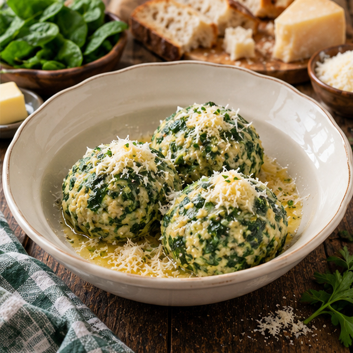 Canederli di spinaci