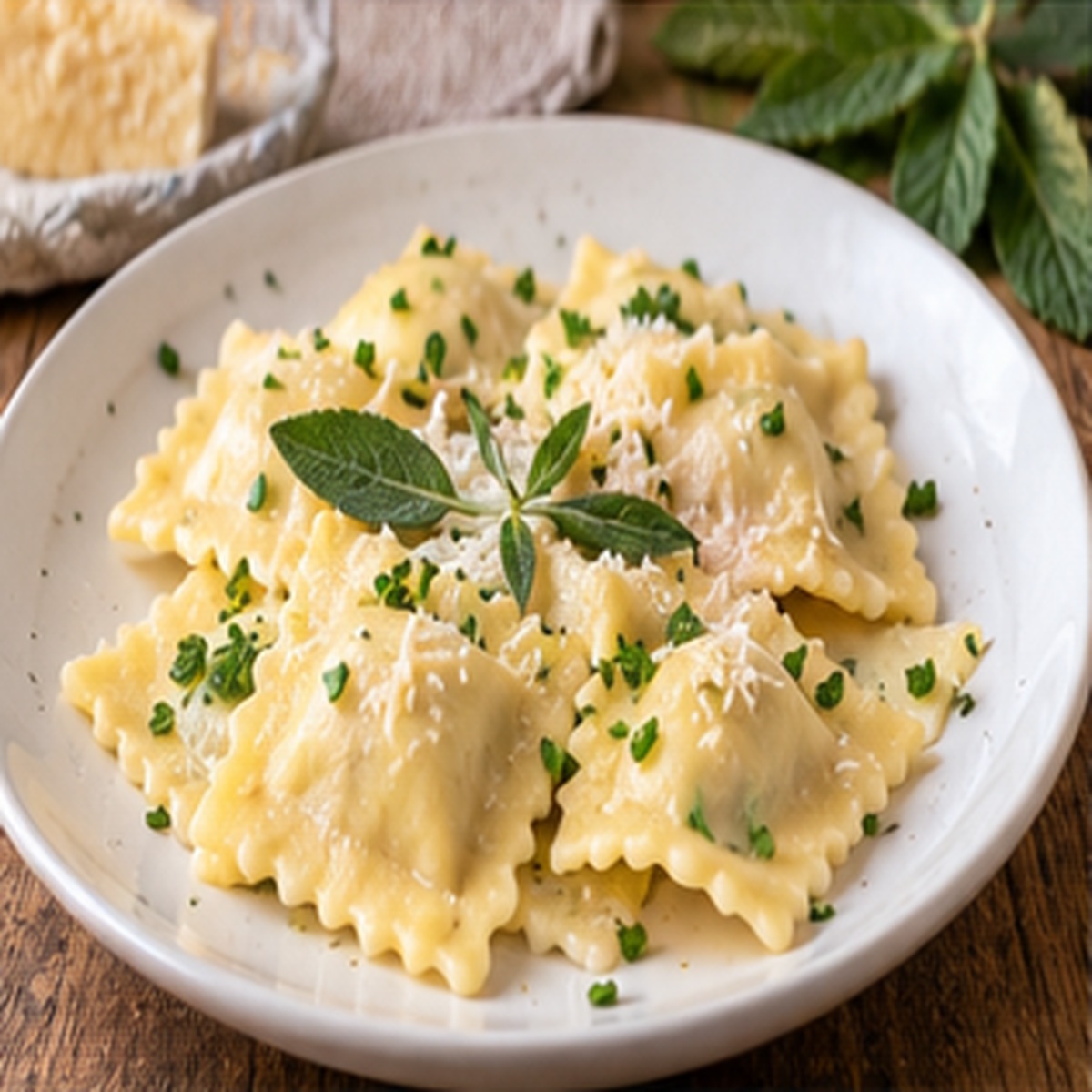 Ravioli di magro alla tirolese