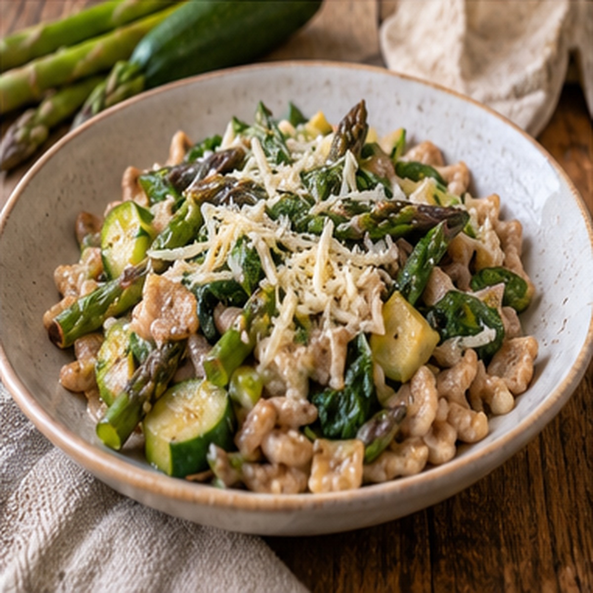 Spätzle al farro