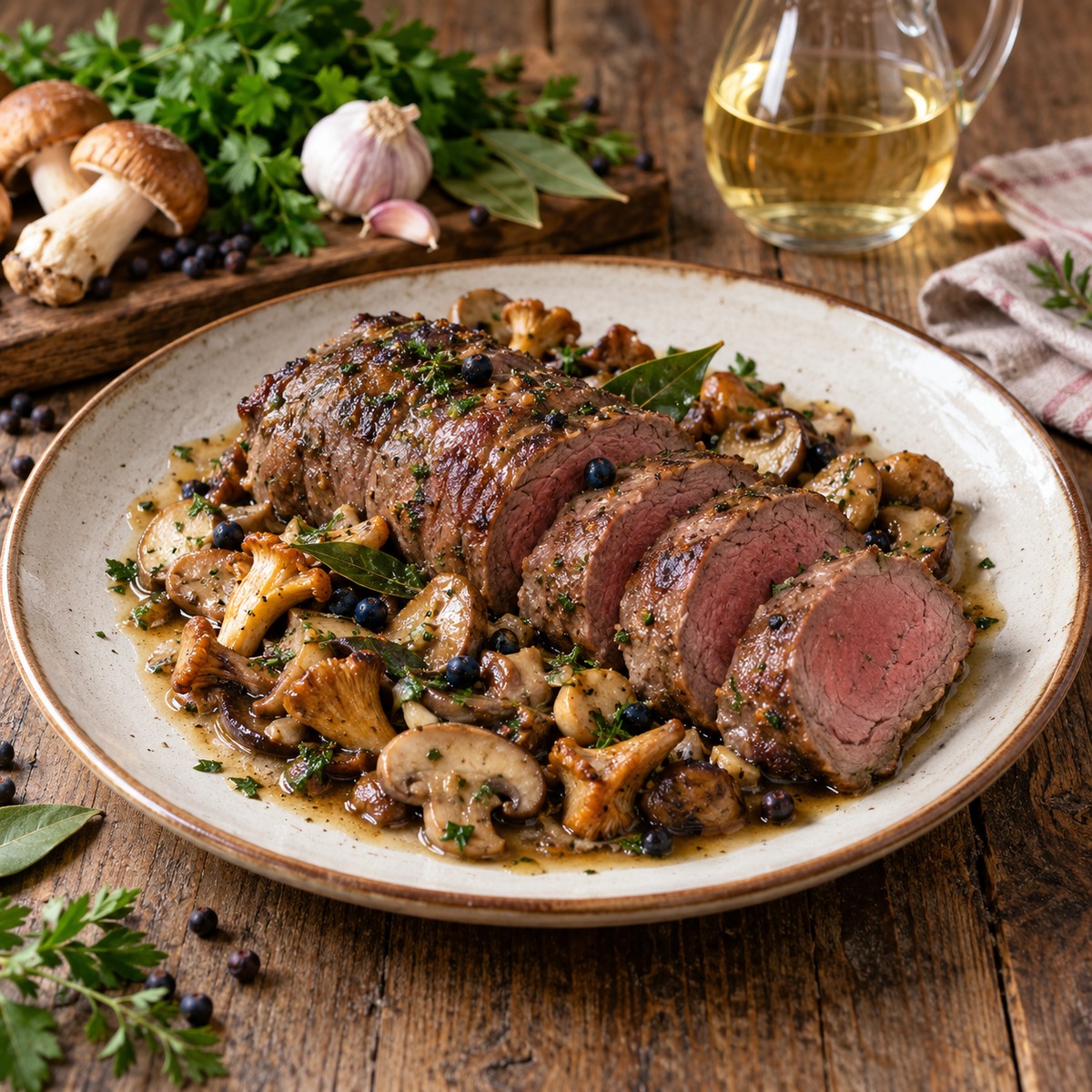 Capriolo al forno