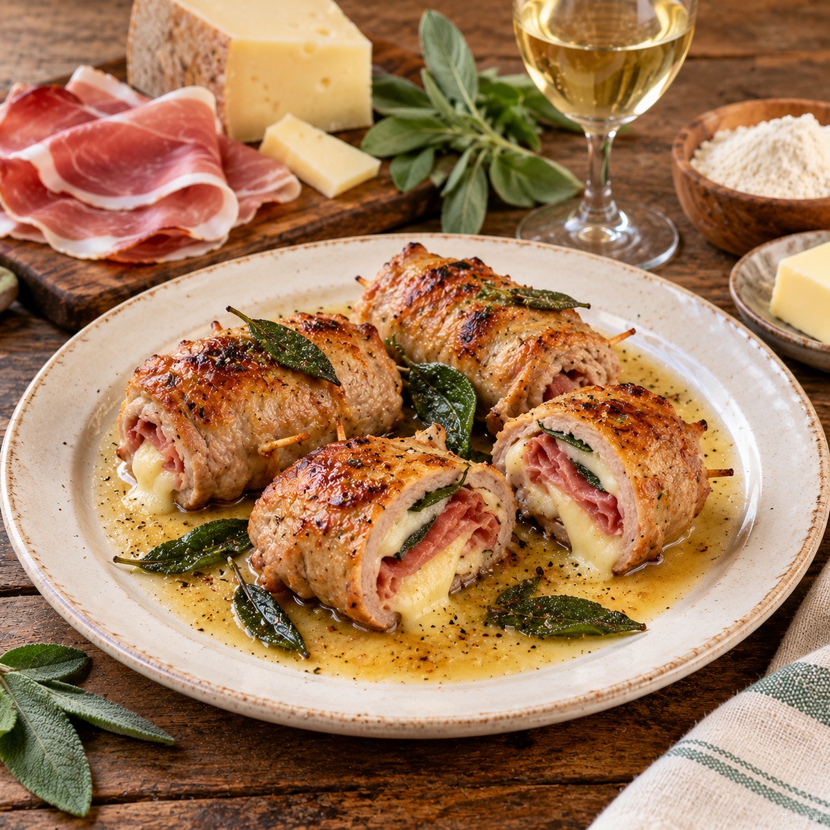 Involtini di carne allo speck