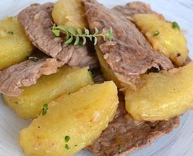 Rosticciata di carne e patate