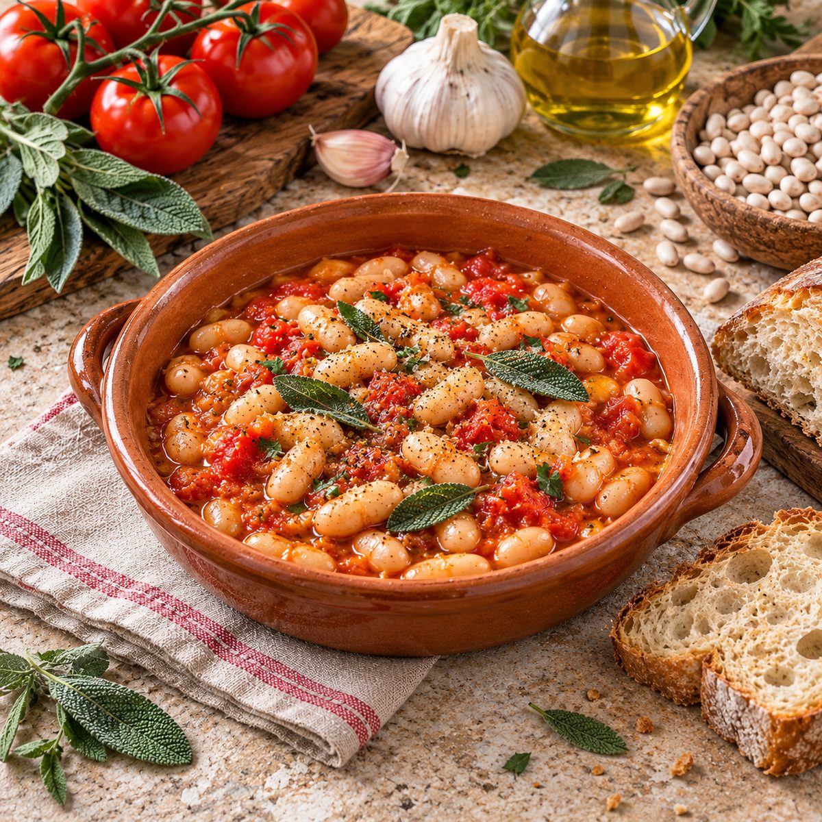 Fagioli all'uccelletto