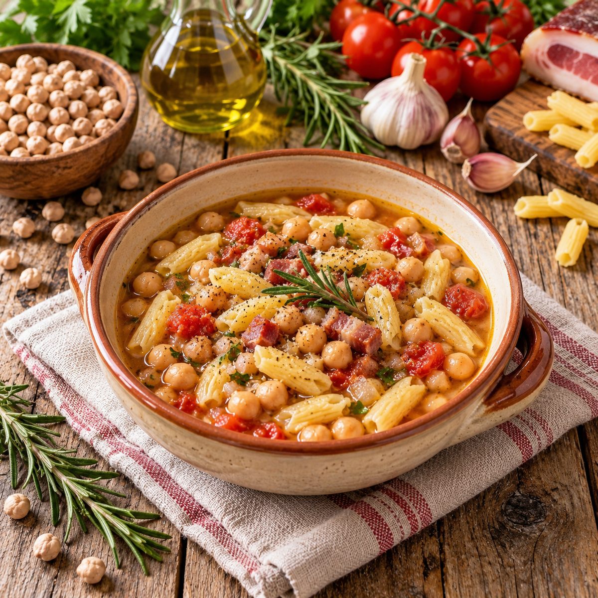 Minestra con i ceci