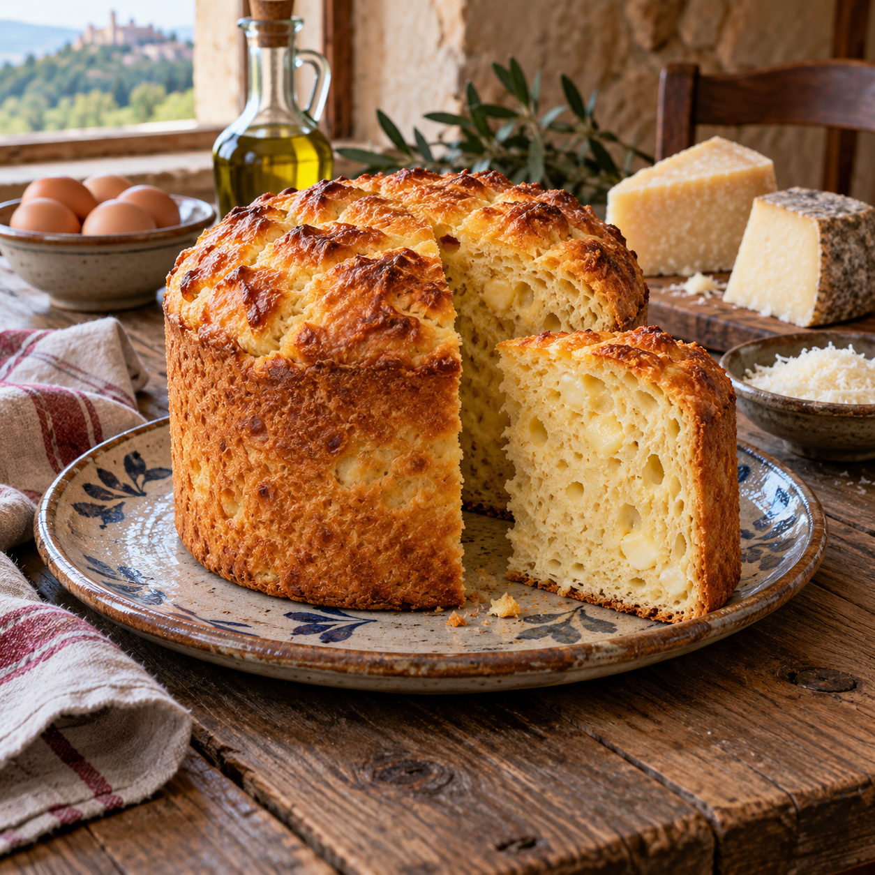 Crescia al formaggio