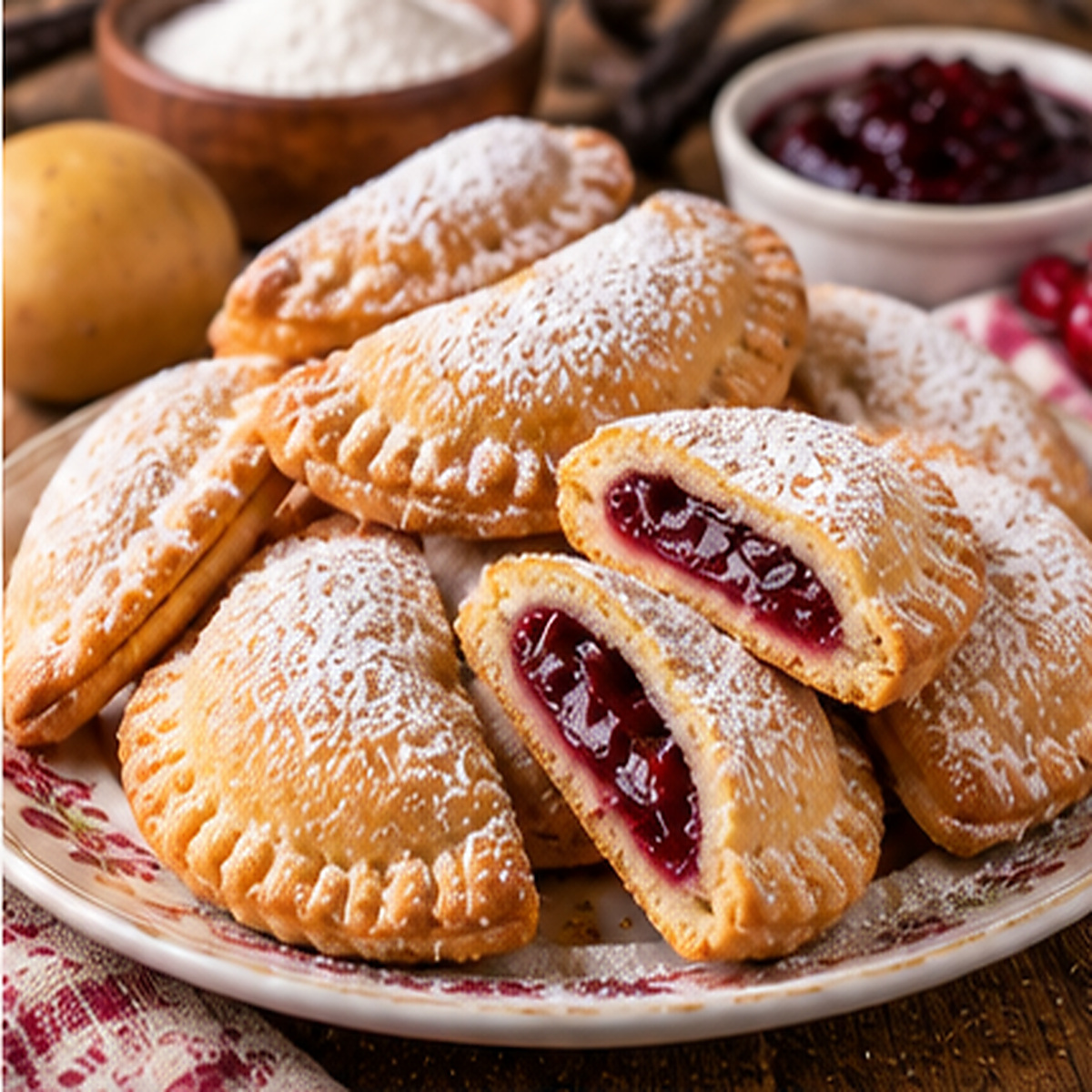 Panzerotti alla marmellata