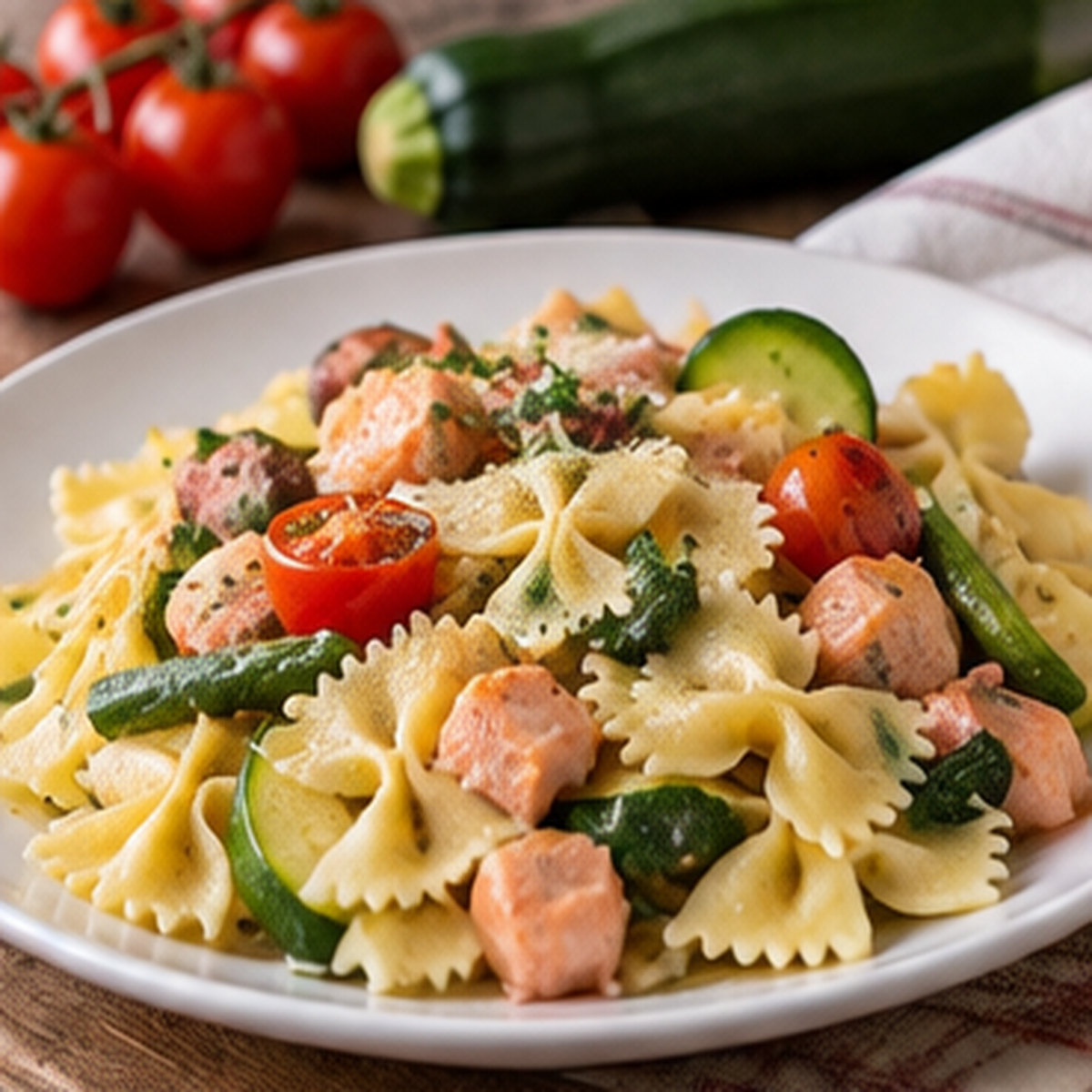 Farfalle e fontina