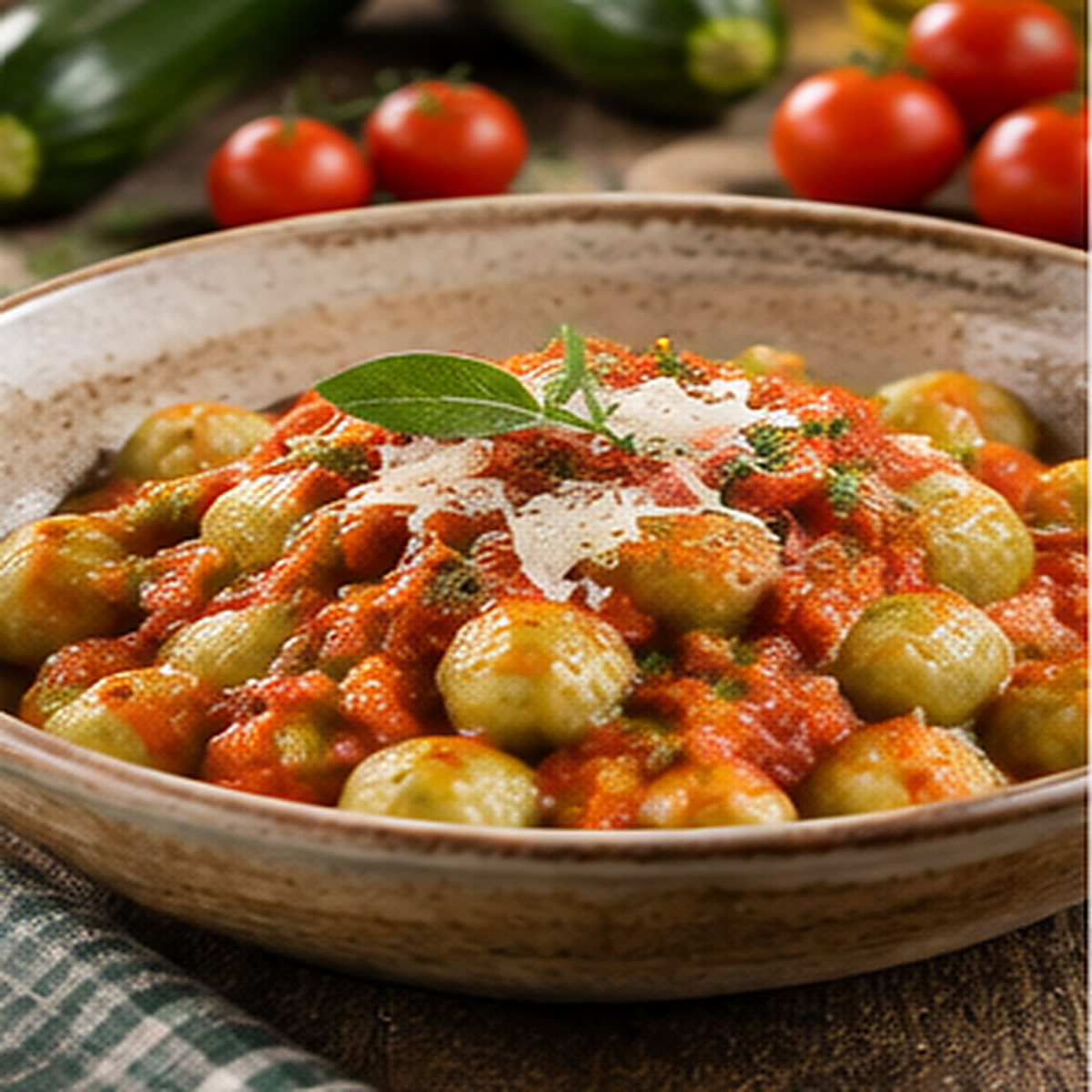 Gnocchi di zucchine al pomodoro