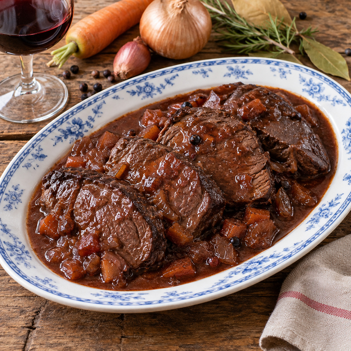 Brasato di bue al Barolo