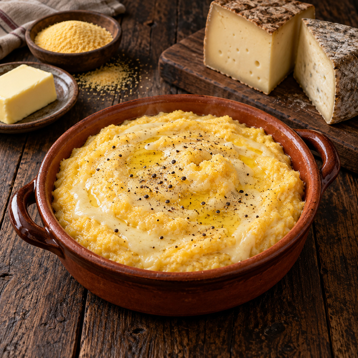 Polenta concia