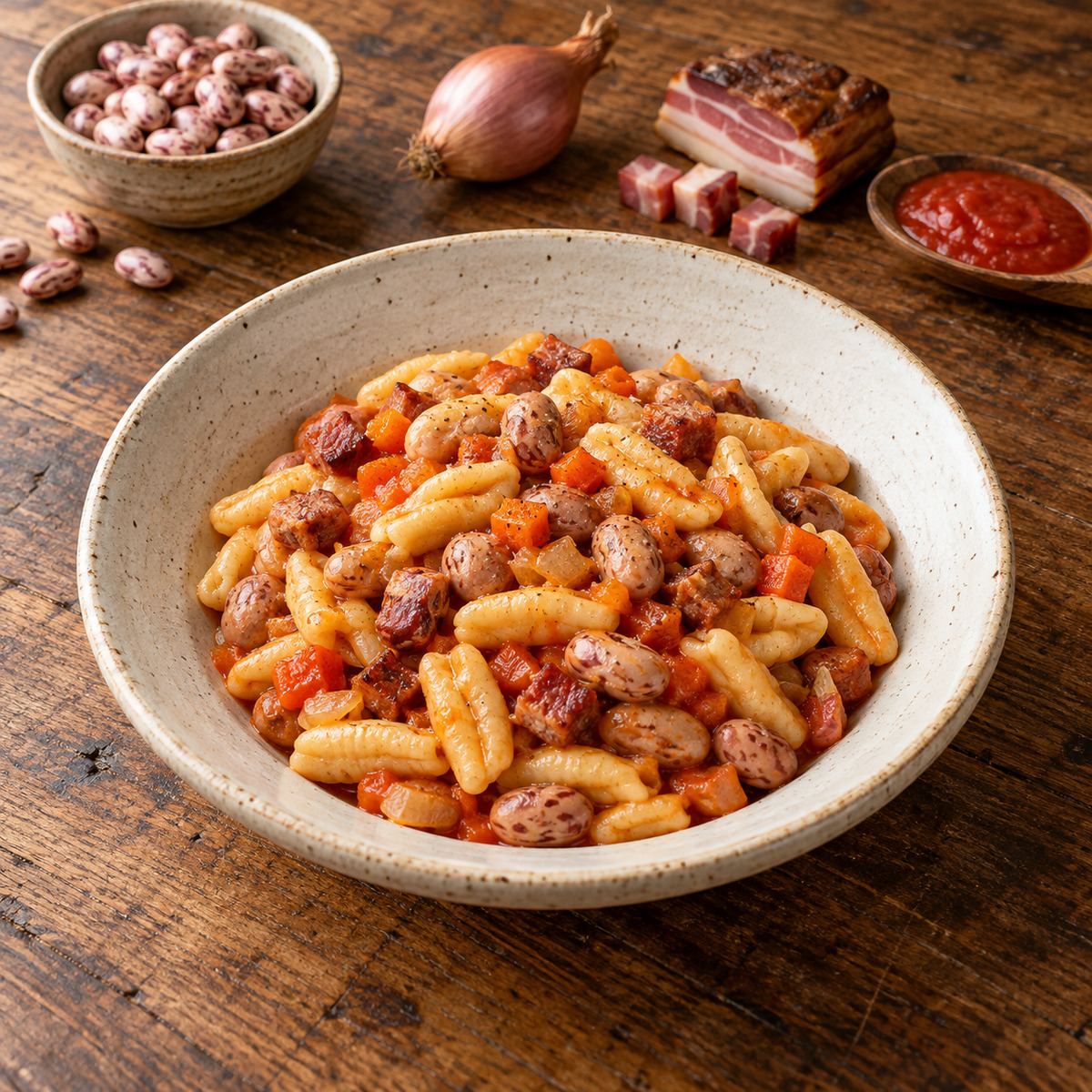 Cavatelli con i fagioli