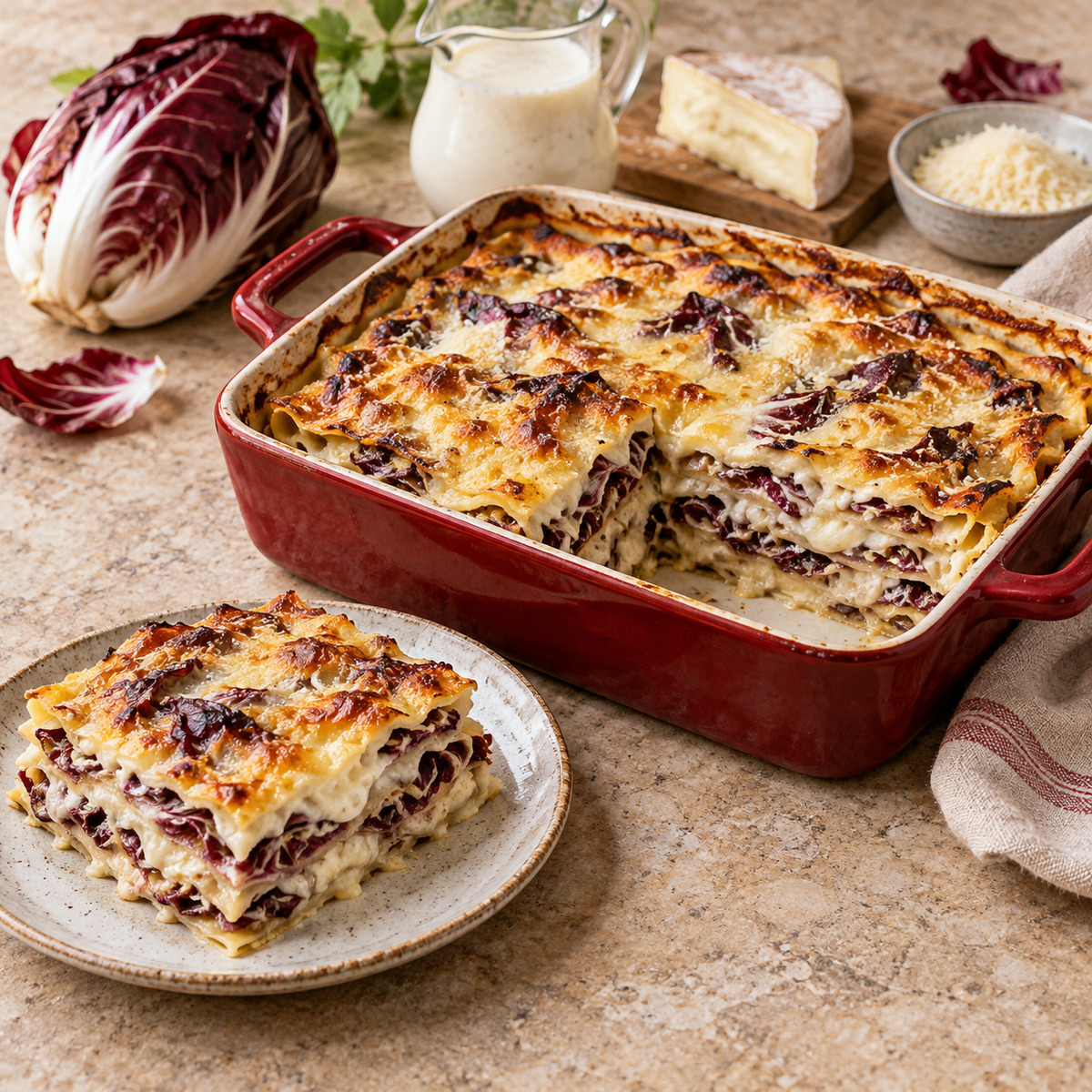 Pasticcio di radicchio