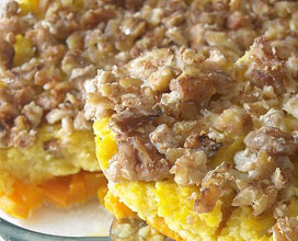 Polenta con funghi e zucca