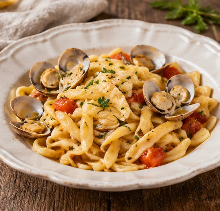 Immagine illustrativa di Sagnette con frutti di mare