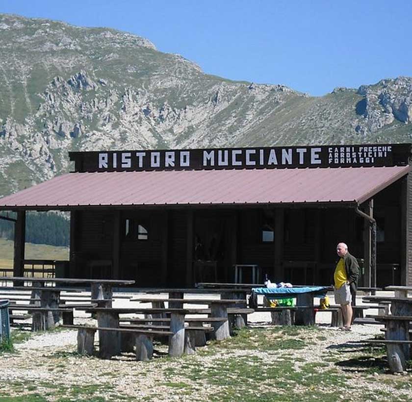 Ricostruzione illustrativa dell’ambiente di ristoro mucciante