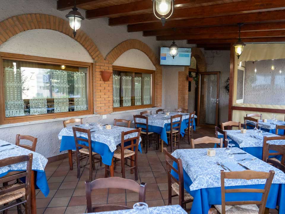 Ambientazione illustrativa per Trattoria Zi Mingo