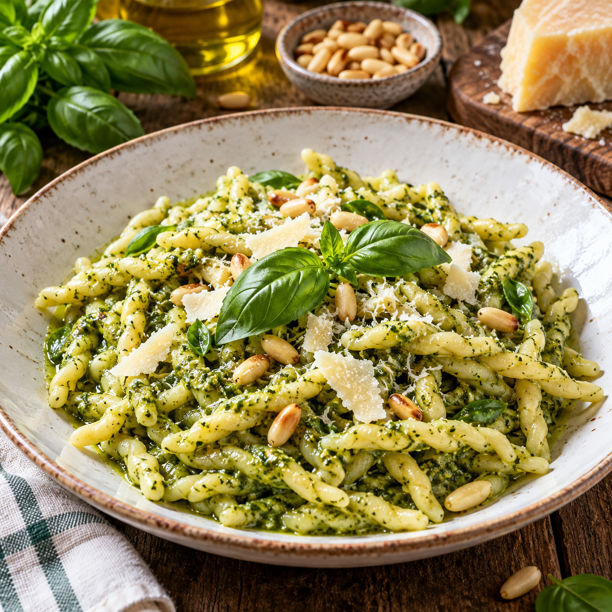 Trofie al pesto