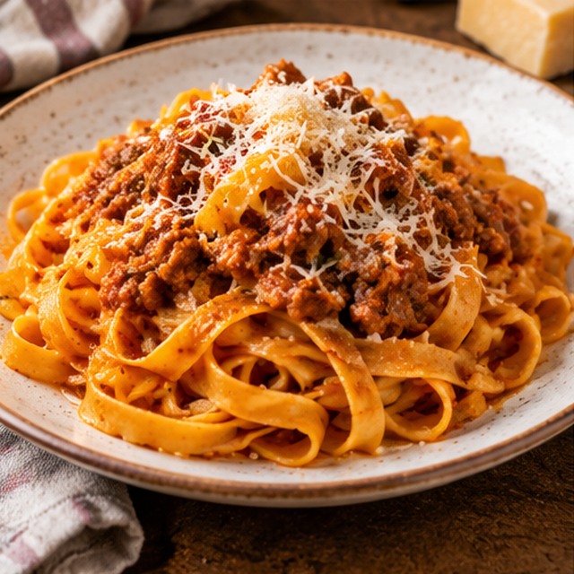 Pasta al ragù di vitello