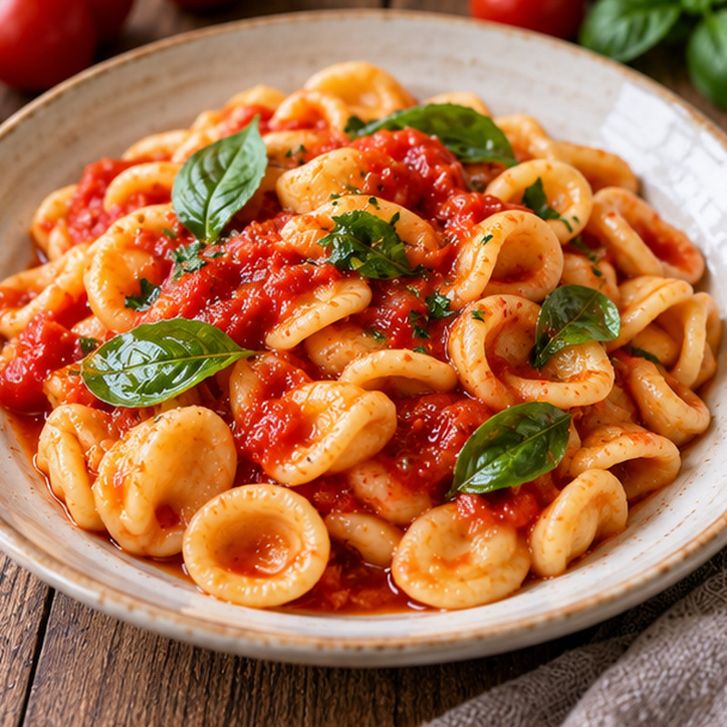 Foto illustrativa: Orecchiette al pomodoro