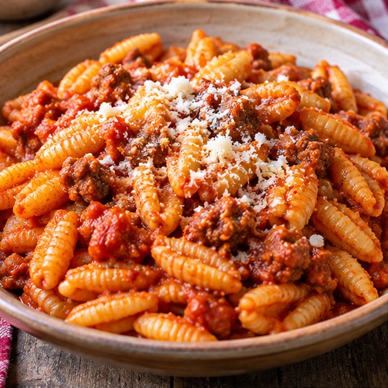 Foto illustrativa: Malloreddus alla campidanese