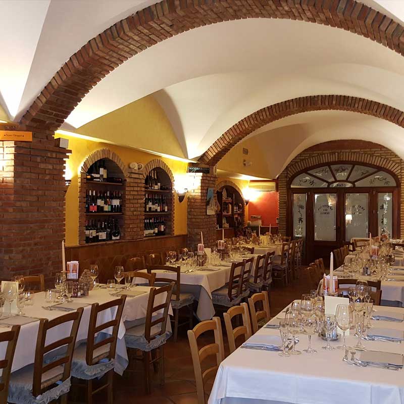 Illustrazione provvisoria di un ambiente di ristorazione, non fotografia di Trattoria dei Templi