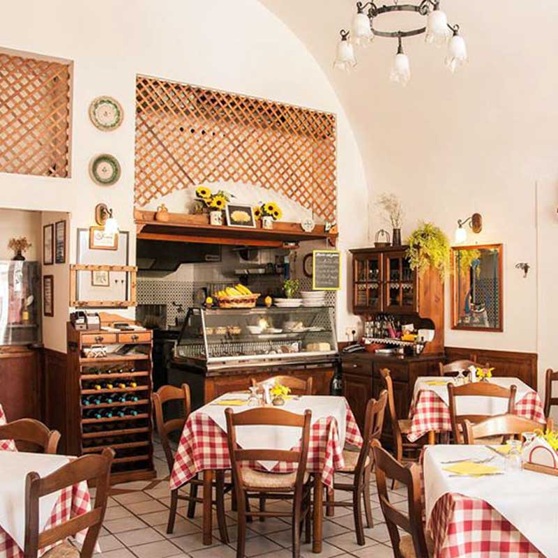 Illustrazione provvisoria di un ambiente di ristorazione, non fotografia di Trattoria La Bettola