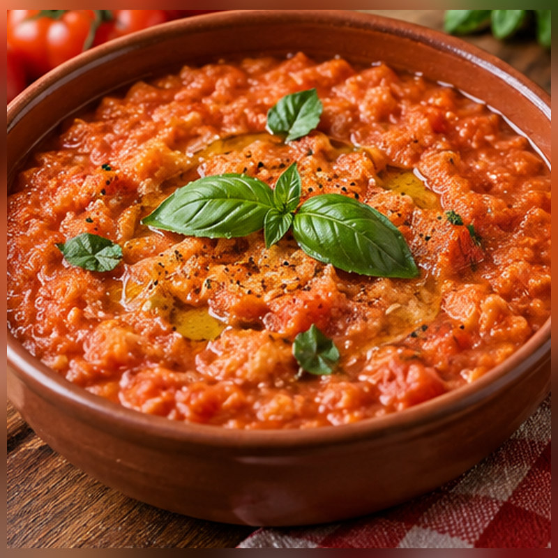 Immagine illustrativa della preparazione: Pappa al pomodoro