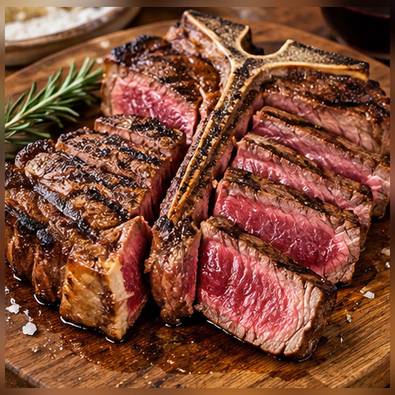 Immagine illustrativa della preparazione: Bistecca alla fiorentina