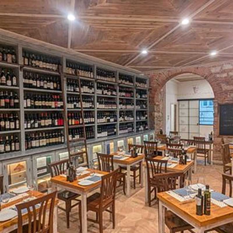 Illustrazione provvisoria di un ambiente di ristorazione, non fotografia del locale Osteria Da Pasquale