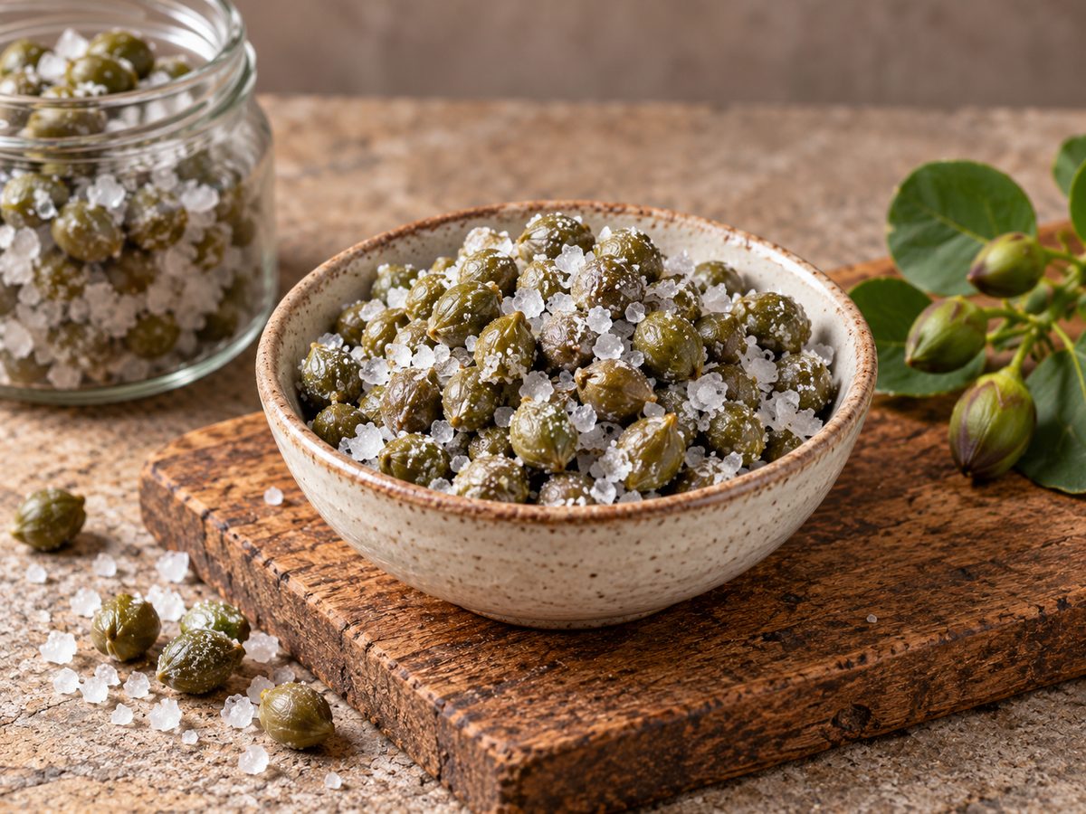 Capperi di Maratea sotto sale