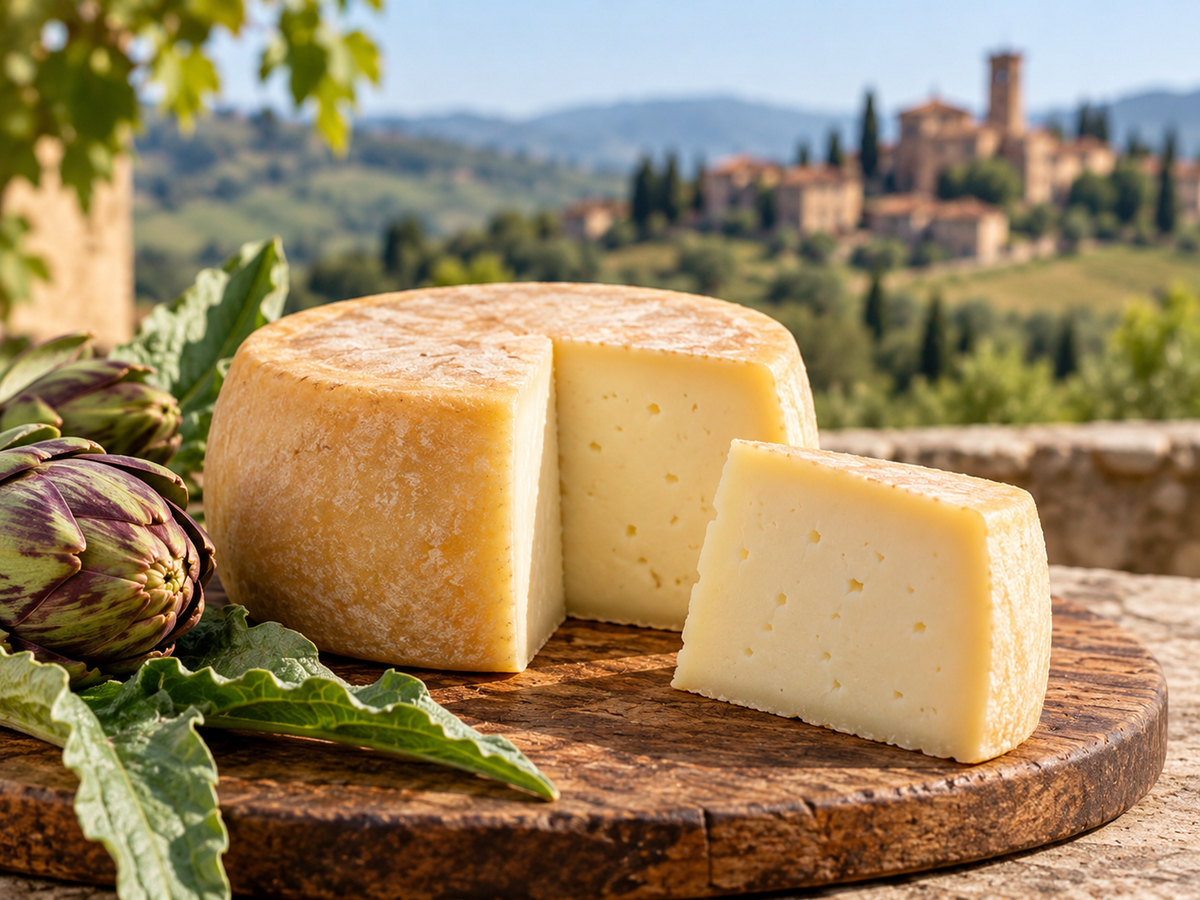 Caciotta vaccina al caglio vegetale