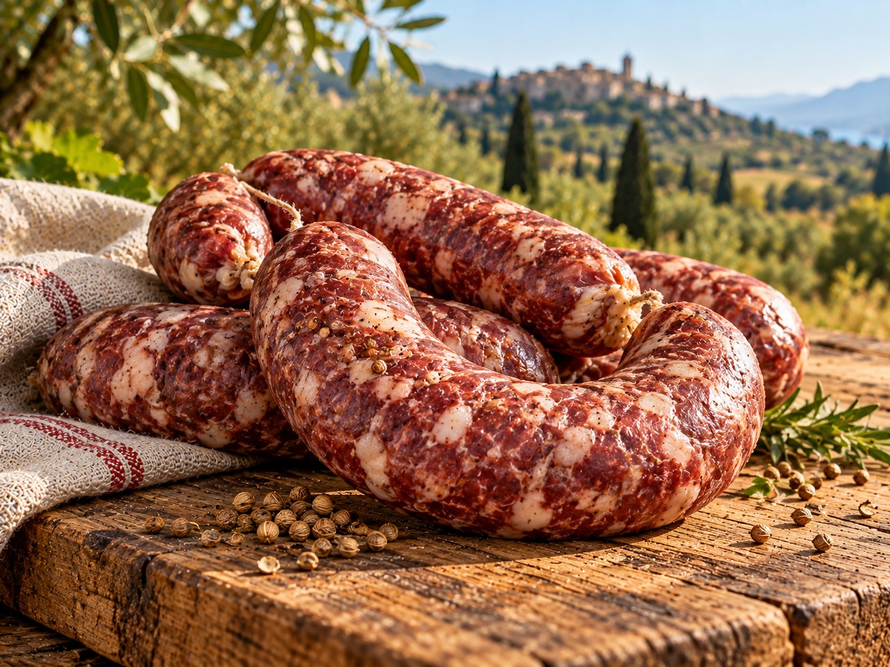 Salsiccia al coriandolo di Monte San Biagio