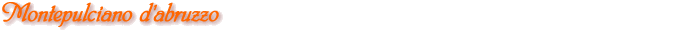 Montepulciano d'abruzzo